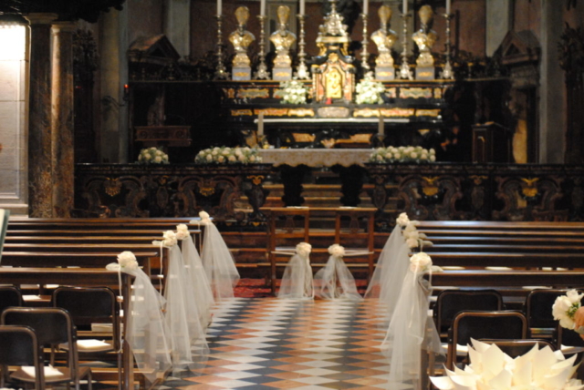allestimento chiesa